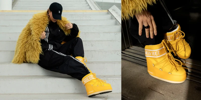 Mėnulio batai arba deriniai su Moon Boots